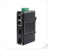 2-port 100/1000X SFP till 2-port 10/100/1000T 802.3at PoE+