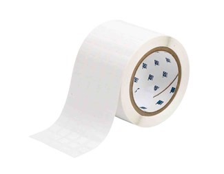 Hvit 12,70 mm bred x 5,08 mm høy 1stk/rad 1/10000 stk.