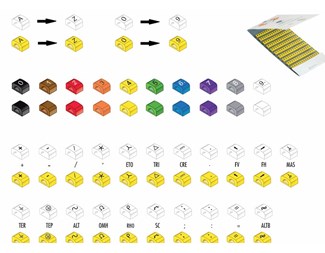 Märkhållare PRA PLIOGRAPH PLUS, 100st