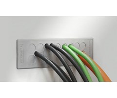 KEL-DP 24/17A Kabelgenomf.platta 17 kabl, 10st
