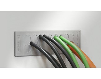 KEL-DP 24/17A Kabelgenomf.platta 17 kabl, 10st