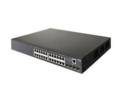 24x10/100/1000TX  PoE+ (190W) + 4x1G SFP