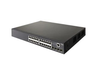 24x10/100/1000TX  PoE+ (190W) + 4x1G SFP