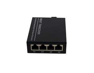 1x1000FX, SC MM, 4x10/100/1000TX