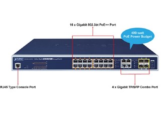 Managed Gigabit Switch POE++