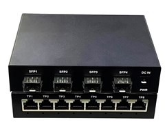 8x10/100/1000Base-T ports, 4x1000Base-X SFP ports