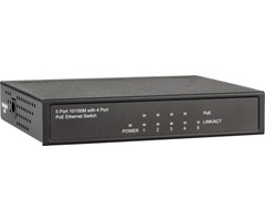 5x10/100 med 40W PoE 802.3af/at