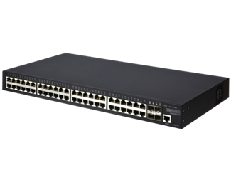 48x10/100/1000TX, 4xSFP