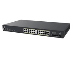 24st POE port, 4st 10G SFP+, AC PSU, 370W Budget
