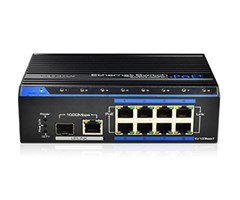 8 x 10/100TX PoE 30 W + 1 x Gigabit SFP/RJ45 uplink