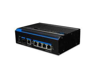 4x10/100TX PoE 30W, 1xPoE 60W + 2x SFP/RJ45 uplink