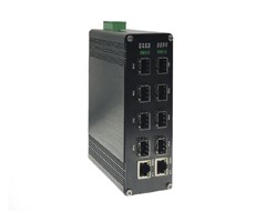 8-portar 1000Base-FX SFP + 2-port 10/100/1000Base-TX