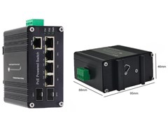PoE Passthrough, DIN-Rail