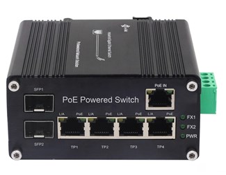 PoE Passthrough, DIN-Rail