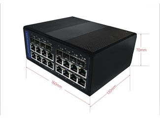 16x10/100/1000TX, 8-Port 100/1000Base-X SFP, 802.3at PoE