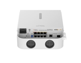 8st PoE+ 30W, 1x GE TX, 1xGE SFP, 230V in, 110W POE Budget