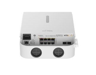 8st PoE , 2xGE SFP, 230V in, 110W POE Budget,Konsol port