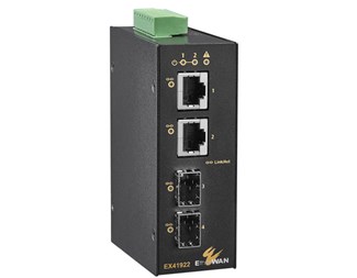 2x10/100/1000TX, 2x100/1000SFP
