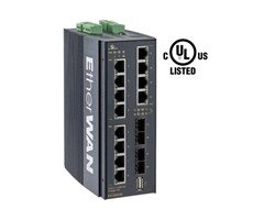 Ultra PoE-switch med fiberanslutningar och L3-funktioner