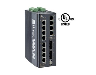 Ultra PoE-switch med fiberanslutningar och L3-funktioner