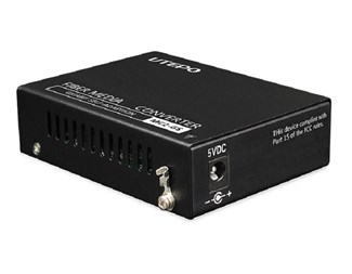 RJ45-SC, 10/100/1000M, 1310nm, single mode, Inkl PSU