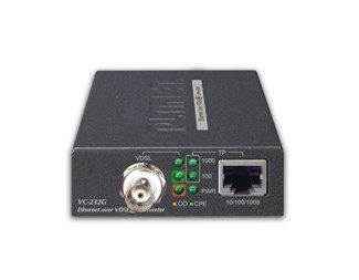 1-Port 10/100/1000T Ethernet över Coaxial konverter