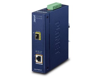 10Gbps 1xRJ45 1xSFP+ Managerad Mediakonverterare