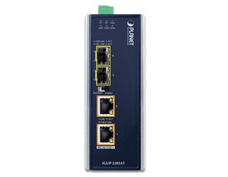2-Port 100/1000X SFP till 2-Port 10/100/1000T 802.3bt PoE++