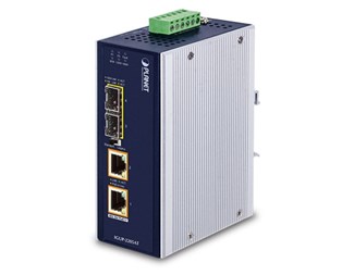 2-Port 100/1000X SFP till 2-Port 10/100/1000T 802.3bt PoE++