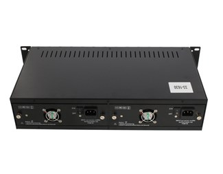 Til 14 stk. mediakonvertere med 2 x 230 V AC