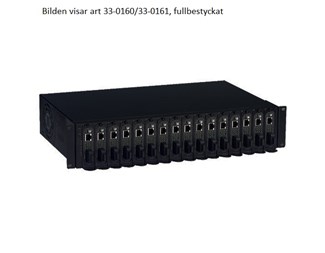 For 16 stk mediakonverterere med 2x 230V AC aggregat
