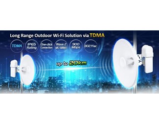 IP65 802.11ac 5GHz 900Mbps TDMA Outdoor Long Range Wireless