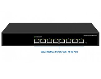 8x10G Web smart, 1G/2.5G/10G self-adaptive
