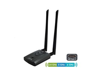 2.4 GHz/5 GHz/6 GHz och Bluetooth