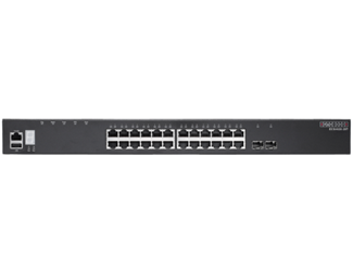 24x10/100/1000TX, 2x10G SFP+, 1 exp plass 2x10G SFP+