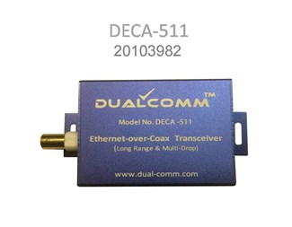 100 Mbit RJ45 hunn til BNC hunn 2000 m koaksial