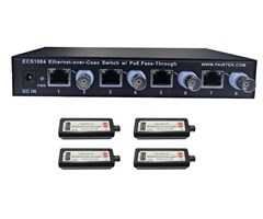 Switch med fire mottakere