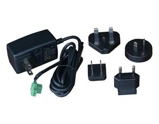 18V DC, 1A, Ind temp, utbytbar plugg (EU)