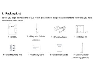 1 SIM Slot, 1×WAN +1×LAN eller 2×LAN,2 × 802.3 af/at PoE