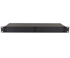 19'' 1U rackmount, 4xLGX ports