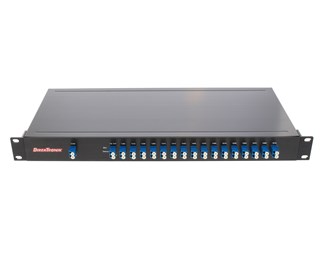 4 kanaler med Wideband 1550 LC/UPC, 1270-1330nm, 19"