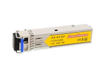 SFP WDM SM, 1.25Gbps, 1310/1490, 10km, DDMI