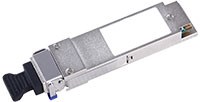 QSFP+ LX4 40 Gbps, CWDM 2 km på SM, 150 m på OM3