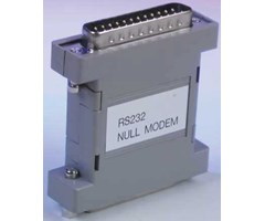 Nullmodem 25 pol han til 25 pol hun