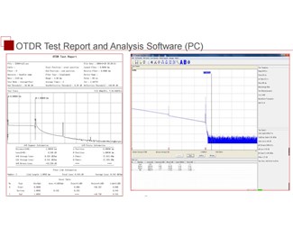 MiniOTDR-E (850/1300nm, 22/24dB),adapater för FC&SC