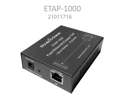 Noll fördröjning ETAP-1000 10/100Base-T TAP, PoE, USB ström