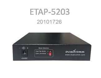 Dual Link/Mod ETAP-5203 10/100/1000Base-T TAP, PoE