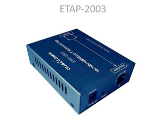 ETAP-2003 10/100/1000Base-T TAP, PoE, ström via USB