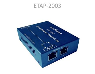 ETAP-2003 10/100/1000Base-T TAP, PoE, ström via USB