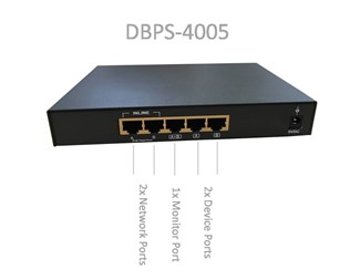 DBPS-4005, 10/100/1000 Base-T bypass-svitsj/TAP